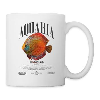 Diskus-Buntbarsch Fish Keeper Moderne Streetwear - Tasse - Weiß - Rechts
