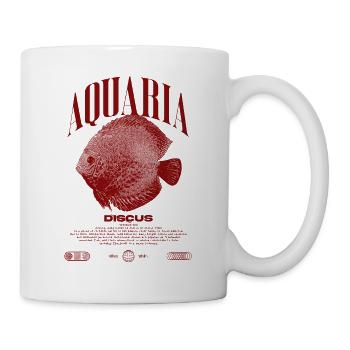 Diskus-Buntbarsch Fish Keeper Moderne Streetwear - Tasse - Weiß - Rechts