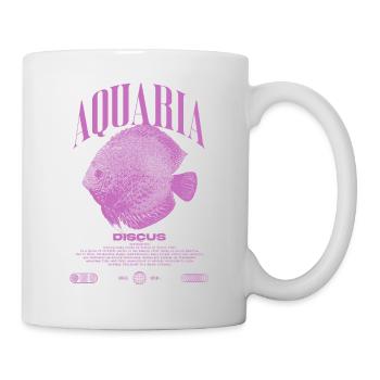 Diskus-Buntbarsch Fish Keeper Moderne Streetwear - Tasse - Weiß - Rechts