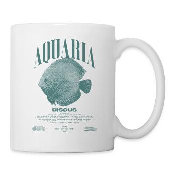 Diskus-Buntbarsch Fish Keeper Moderne Streetwear - Tasse - Weiß - Rechts