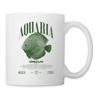 Diskus-Buntbarsch Fish Keeper Moderne Streetwear - Tasse - Weiß - Rechts