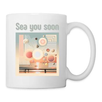 Bis bald am Meer - Tasse - Weiß - Rechts
