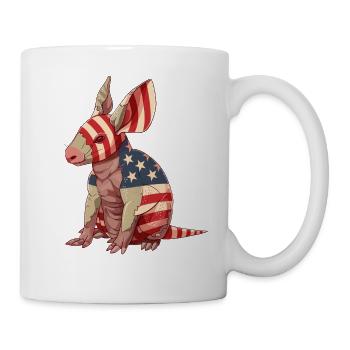 Aardvark American Flag 4th of July Day Aardvark - Mug - white - Right