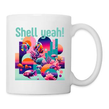 Shell Yeah! - Tasse - Weiß - Rechts
