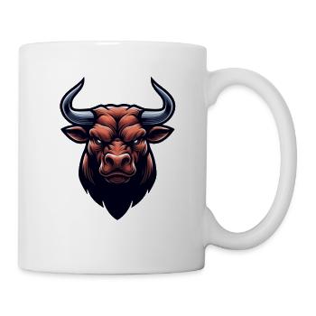 Mighty Bull - Tasse - Weiß - Rechts