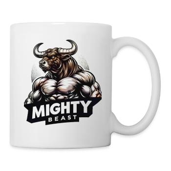 Mighty Beast - Tasse - Weiß - Rechts