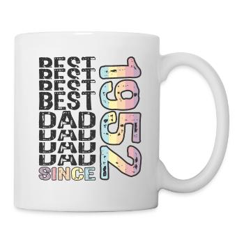 Best dad in the world since 1952 Father's Day - Mug - white - Right