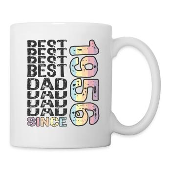 Meilleur papa du monde depuis 1956 Fête des pères - Mug blanc - blanc - Droite