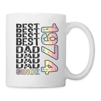 Best dad in the world since 1974 Father's Day - Mug - white - Right