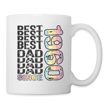 Bester Papa der Welt seit 1960 Vatertag - Tasse - Weiß - Rechts