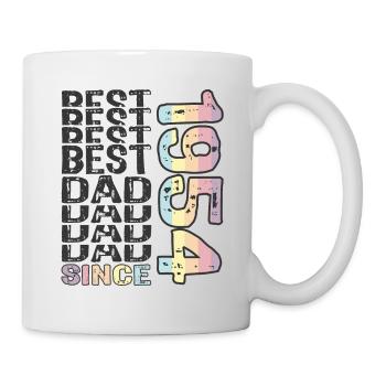 Best dad in the world since 1954 Father's Day - Mug - white - Right
