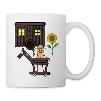 Peanut Horse Horse Rider Rider Horse Horse Child - Mug - white - Right