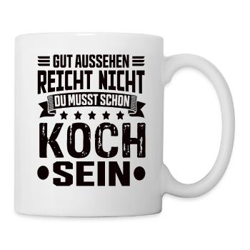 Koch Köche Kochen Koch Humor Koch Spruch - Tasse - Weiß - Rechts