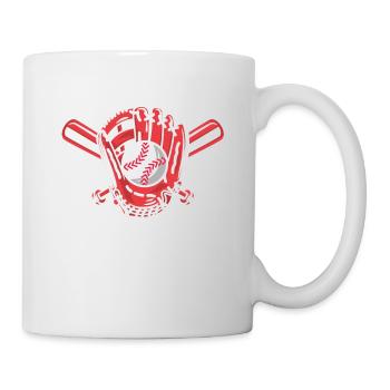 Großvater "Das Ist Mein Enkel Da Draußen" Baseball - Tasse - Weiß - Rechts