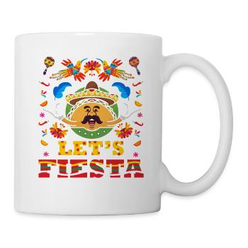 Drôle Meme Citation Taco Fête mexicaine, Fiesta Mexico - Mug blanc - blanc - Droite