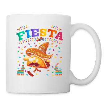 Drôle Meme Citation Taco Fête mexicaine, Fiesta Mexico - Mug blanc - blanc - Droite