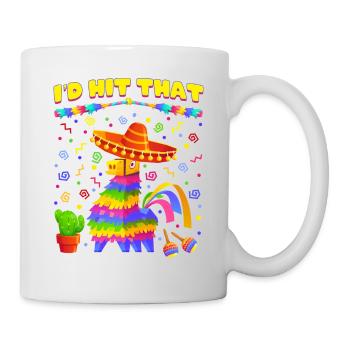 Drôle Meme Citation Taco Fête mexicaine, Fiesta Mexico - Mug blanc - blanc - Droite