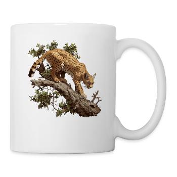 Chats dorés Chat doré - Mug blanc - blanc - Droite