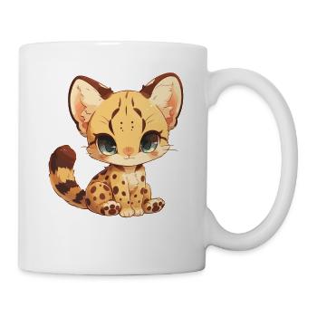 Chats dorés Chat doré - Mug blanc - blanc - Droite