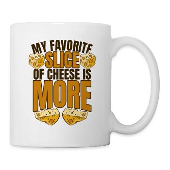 Ma tranche de fromage préférée est plus Maker Queso - Mug blanc - blanc - Droite