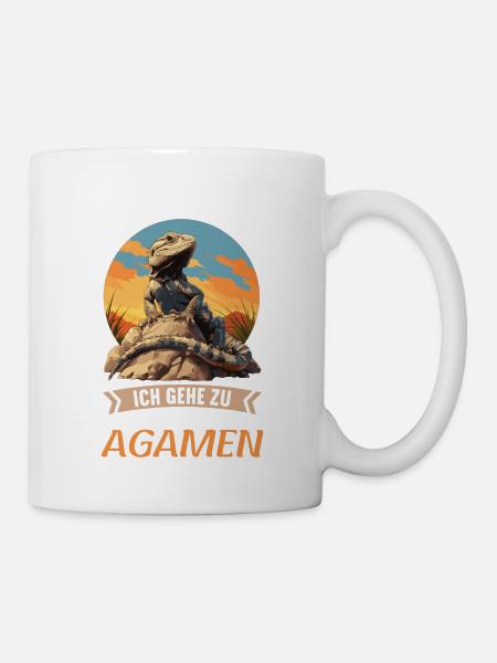 Agamen Agame - Tasse - Weiß