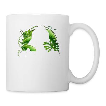Veganer Badass - Tasse - Weiß - Rechts