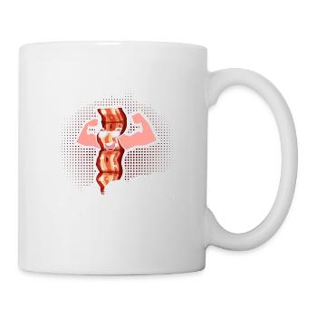 Corps de bacon - Mug blanc - blanc - Droite