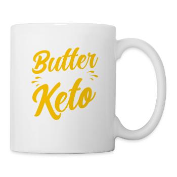 Je suis en train de prendre du céto - Mug blanc - blanc - Droite