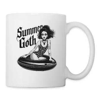 Summer Goth für Gothik Fans - Tasse - Weiß - Rechts