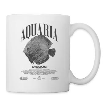 Diskus-Buntbarsch Fish Keeper Moderne Streetwear - Tasse - Weiß - Rechts