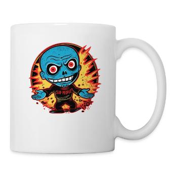 Creepy, crazy guy: What's up, guys? - Mug - white - Right
