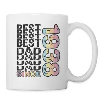 Best dad in the world since 1938 Father's Day - Mug - white - Right