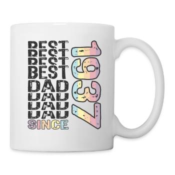 Best dad in the world since 1937 Father's Day - Mug - white - Right