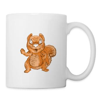 You Lookin At Me Funny Chipmunks Animal Lover Pun - Mug - white - Right
