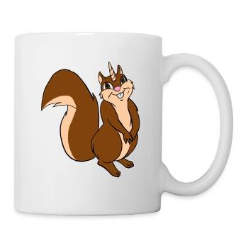 Squirrelcorn Funny Squirrel Unicorn Chipmunks Pun - Mug - white - Right