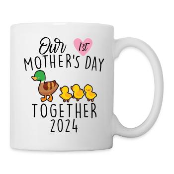 Muttertag Unser erster Muttertag - Tasse - Weiß - Rechts