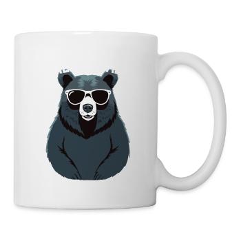 Alpha Dad Lustiger Vater Perfekter Style - Tasse - Weiß - Rechts