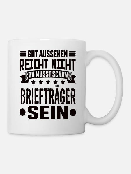 Briefträger - Tasse - Weiß