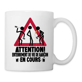 Junggesellenabschied Team Junggesellenabschied Bräutigam Humor - Tasse - Weiß - Rechts