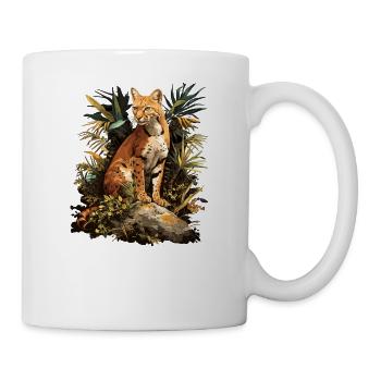 Chats dorés Chat doré - Mug blanc - blanc - Droite