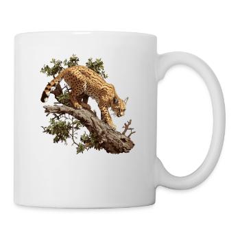 Chats dorés Chat doré - Mug blanc - blanc - Droite