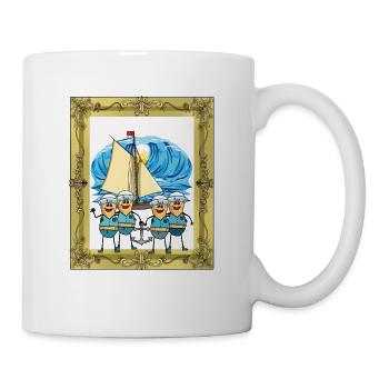 Peanut Sailor Sailor Ship Ahoy Sea Boat - Mug blanc - blanc - Droite