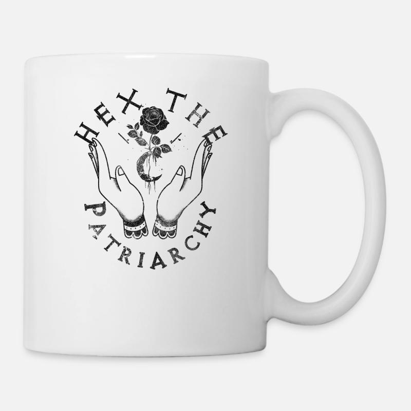 "Hex The Patriarchy" Gothic Okkult Witch - Tasse - Weiß
