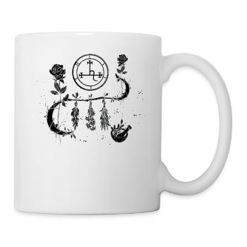 Jardin d’herbes aromatiques idée cadeau gothique occulte sorcière - Mug blanc - blanc - Droite