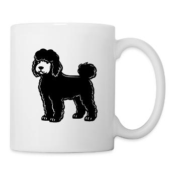 Caniche Chien Icône - Mug blanc - blanc - Droite