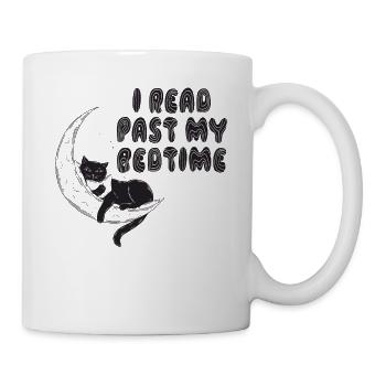 I read after bedtime reading cat - Mug - white - Right