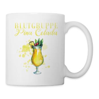 Groupe sanguin Pina Colada Barman - Mug blanc - blanc - Droite