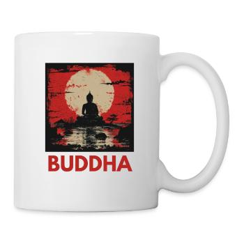 Bouddha, Bouddhiste, Namaste, Méditation, Bouddhisme - Mug blanc - blanc - Droite