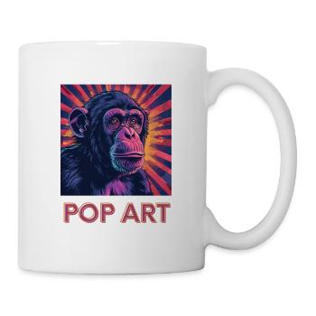 Pop Art Monkey - Mug - white - Right