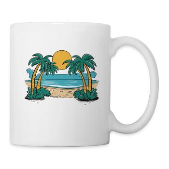 Don't bring me on the palm German Denglish Speak - Mug - white - Right